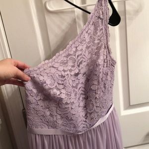 Lavender bridesmaids dress - David’s Bridal